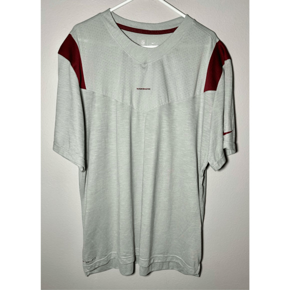 Nike Gray Washington Football Team Sideline Player UV Performance T-Shirt XXL - Picture 1 of 11